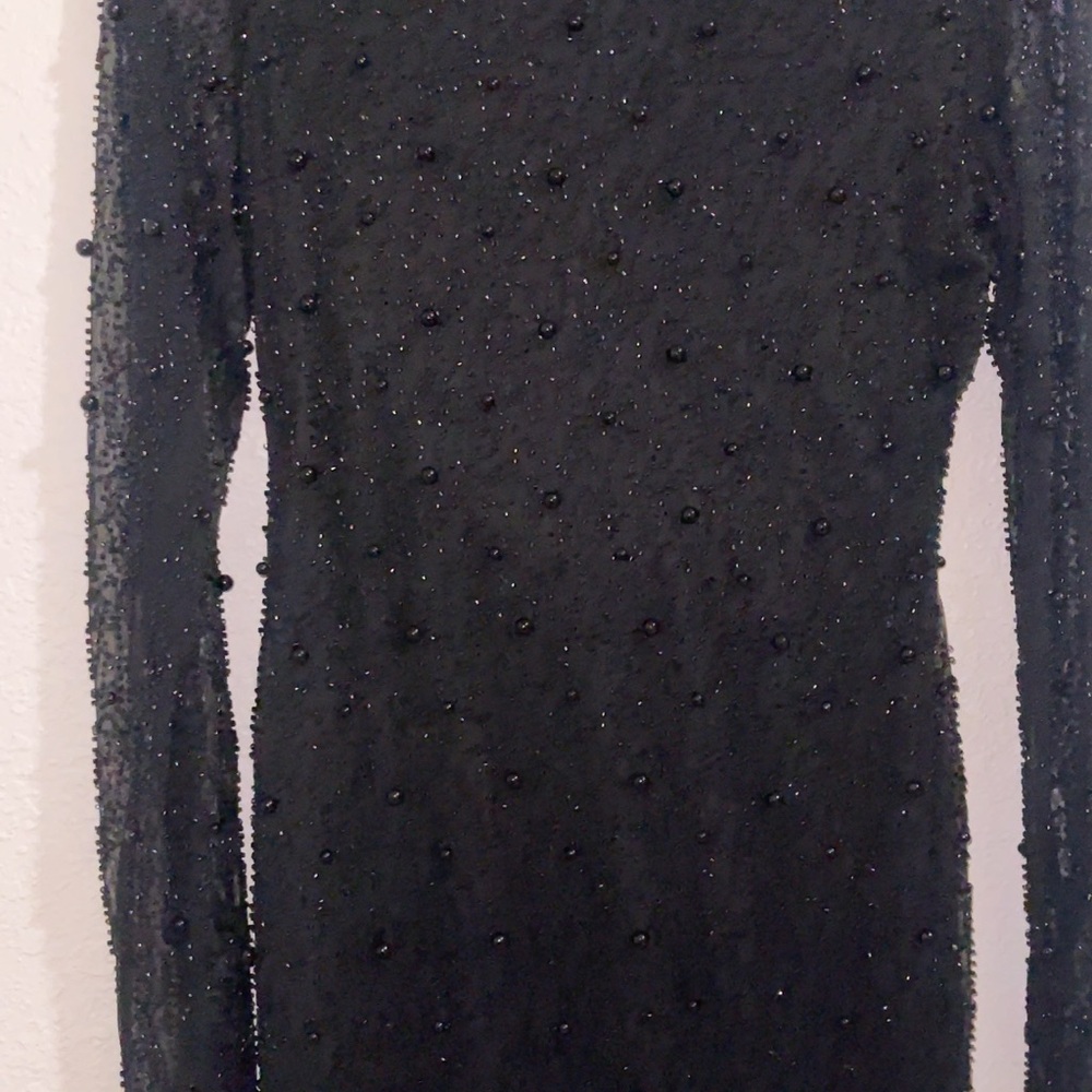 Elegant Black Lace Dress - Picture 8 of 8